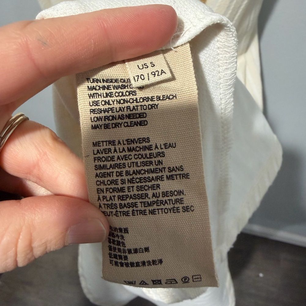 Free People Athens Tie Strap A-Line Midi Dress Cream S NWT New - Picture 4 of 8